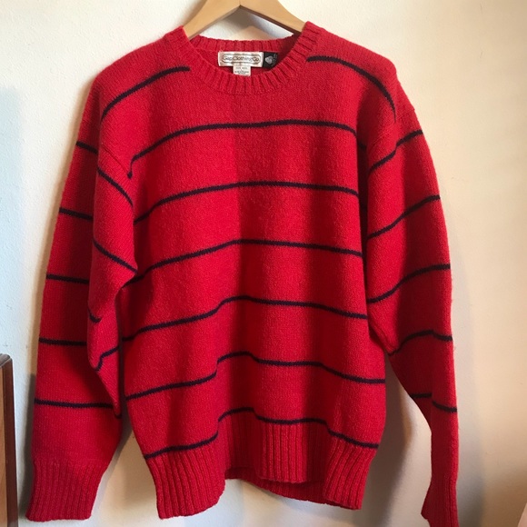 GAP Other - Vintage Gap | Red & blue stripe sweater 100% wool